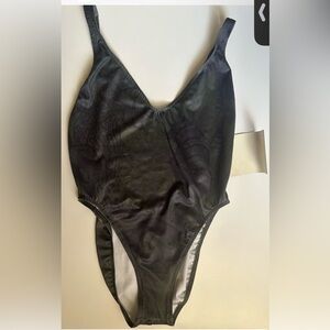 RARE Sexy VTG Dead Stock 90's BRAZILIAN SUNSET One PC Tropical Swimsuit SZ L NWT